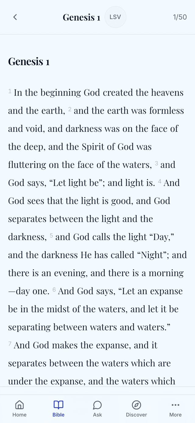 Bible Reader