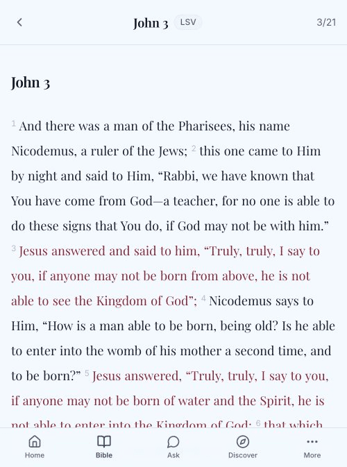 Bible Chapter Reading