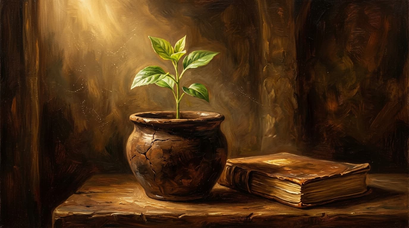 Illustration for "Bible verses about patience: understanding the virtue" — warm, painterly scene inspired by the article's themes