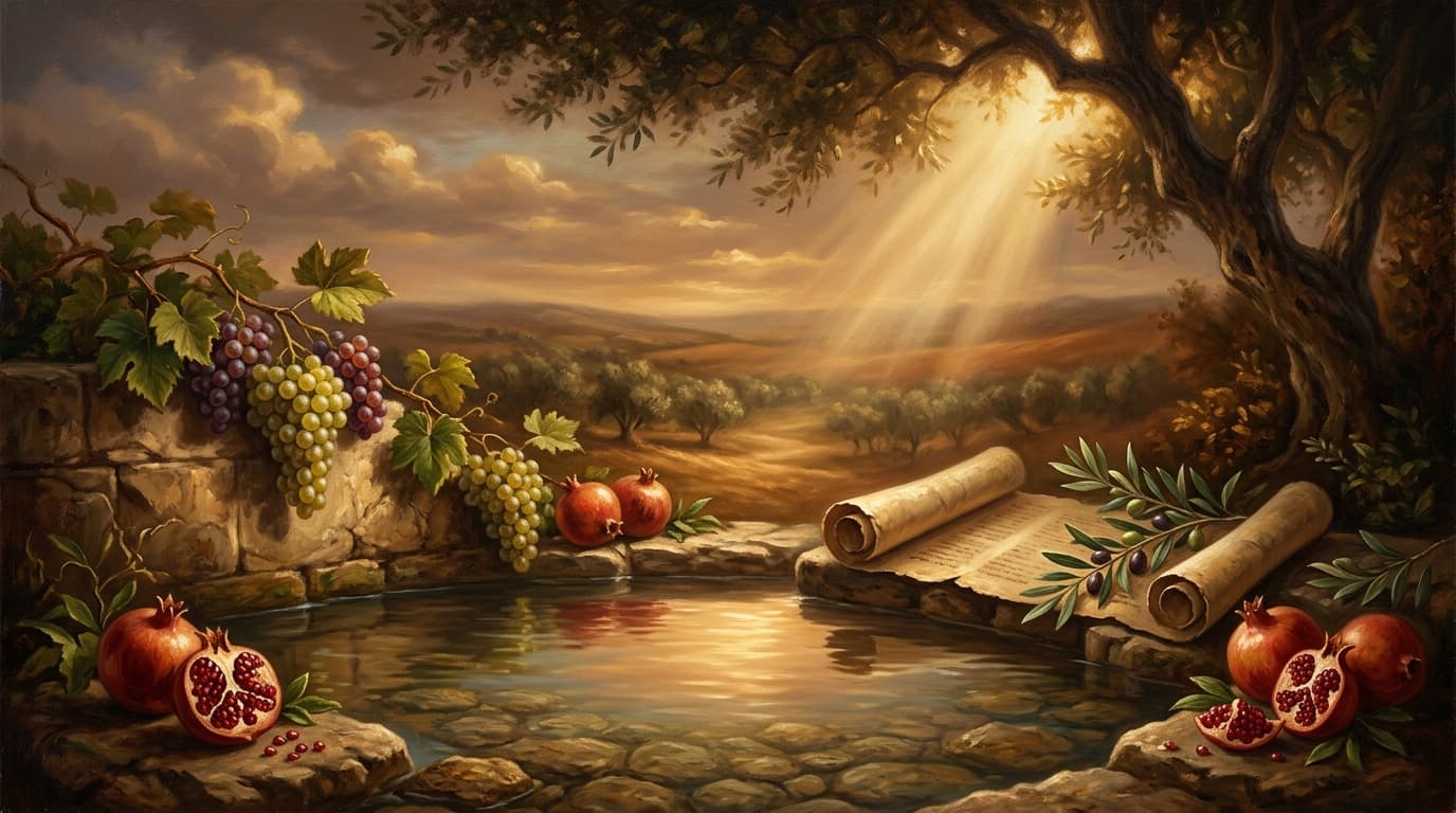 Illustration for "Bible verses about peace: the shalom God promises" — warm, painterly scene inspired by the article's themes