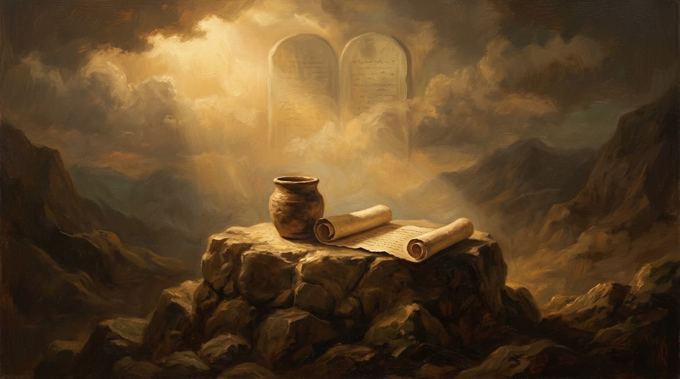 Illustration for "What is fasting in the Bible: ancient practice, enduring significance" — warm, painterly scene inspired by the article's themes