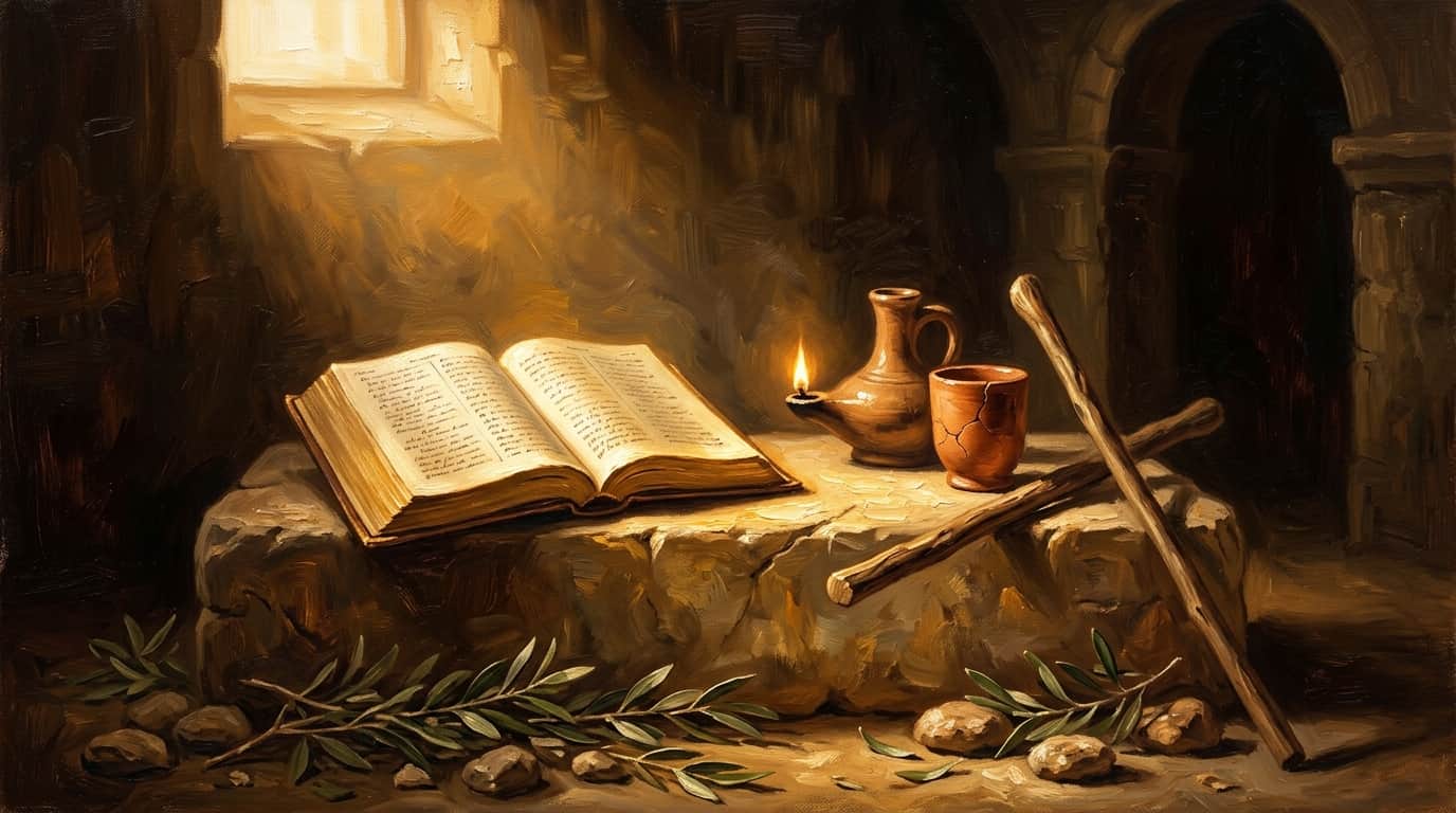 Illustration for "Ministry: meaning, Bible context, and common misunderstandings" — warm, painterly scene inspired by the article's themes