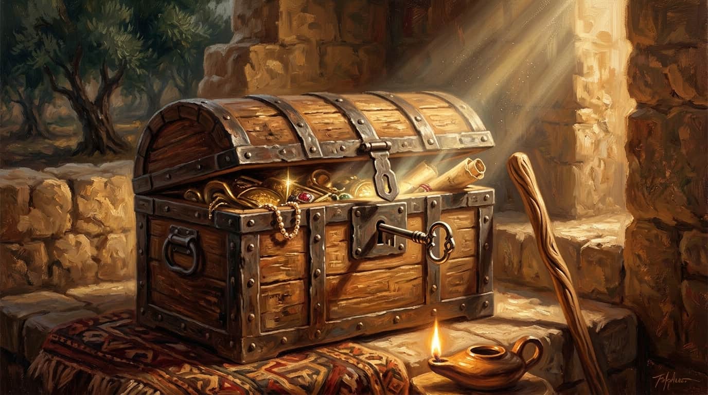 Illustration for "Trust: meaning, Bible context, and common misunderstandings" — warm, painterly scene inspired by the article's themes