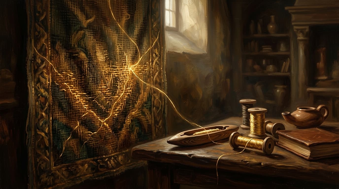 Illustration for "What is grace? The word that changed everything" — warm, painterly scene inspired by the article's themes