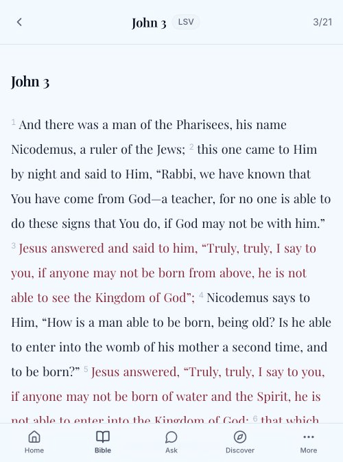 Bible Chapter Reading